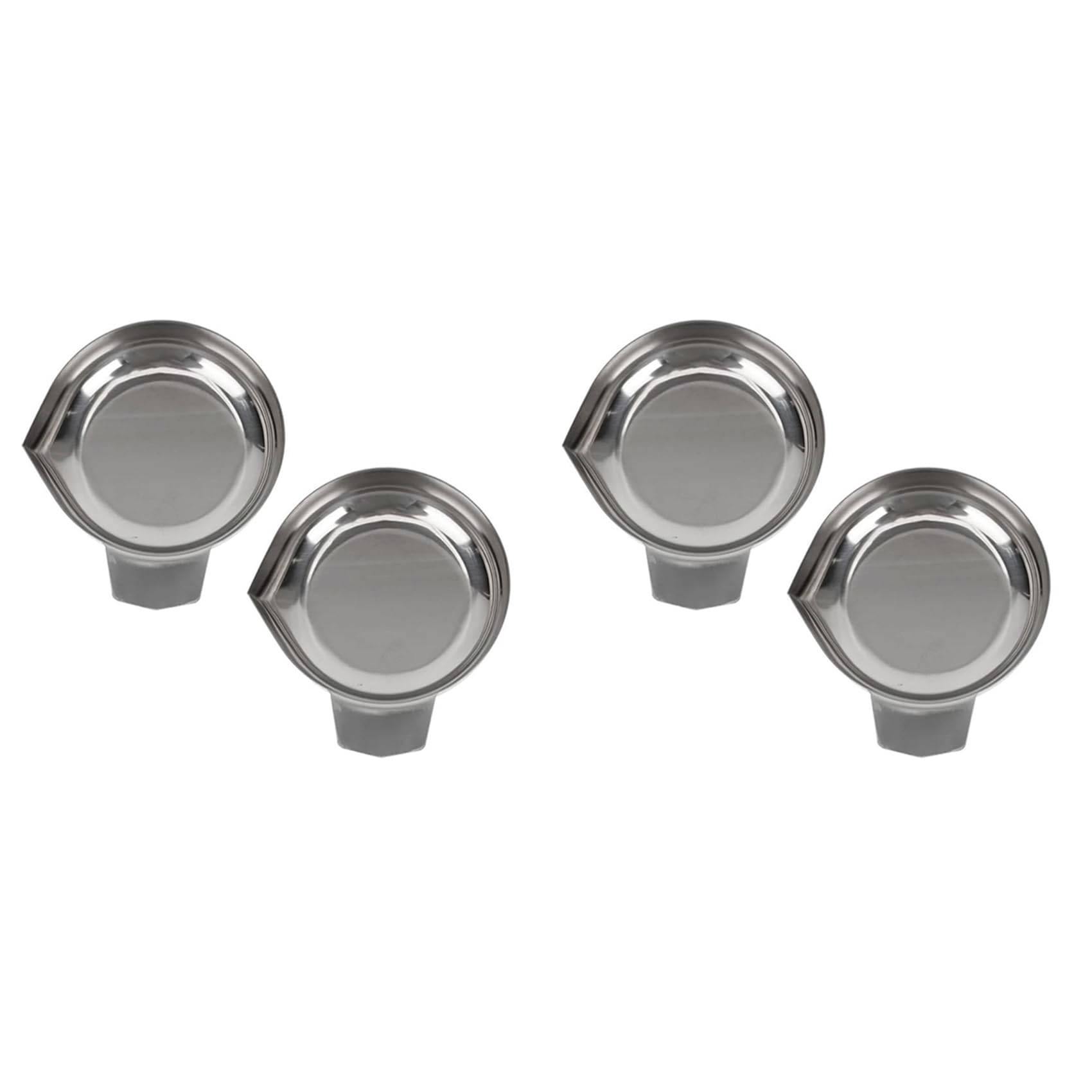 Hndhbfgrt Weigh Boats Scale 8pcs Weighing Boats Stainless Steel Scale Tray Weighing Plate Lab Dish Containers Weight Tray