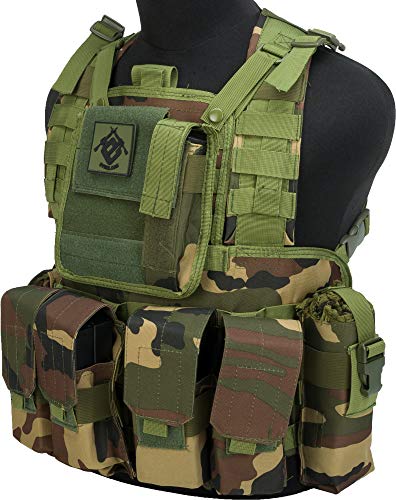 Evike Airsoft - Matrix Special Operations RRV Style Chest Rig (Color: Woodland)