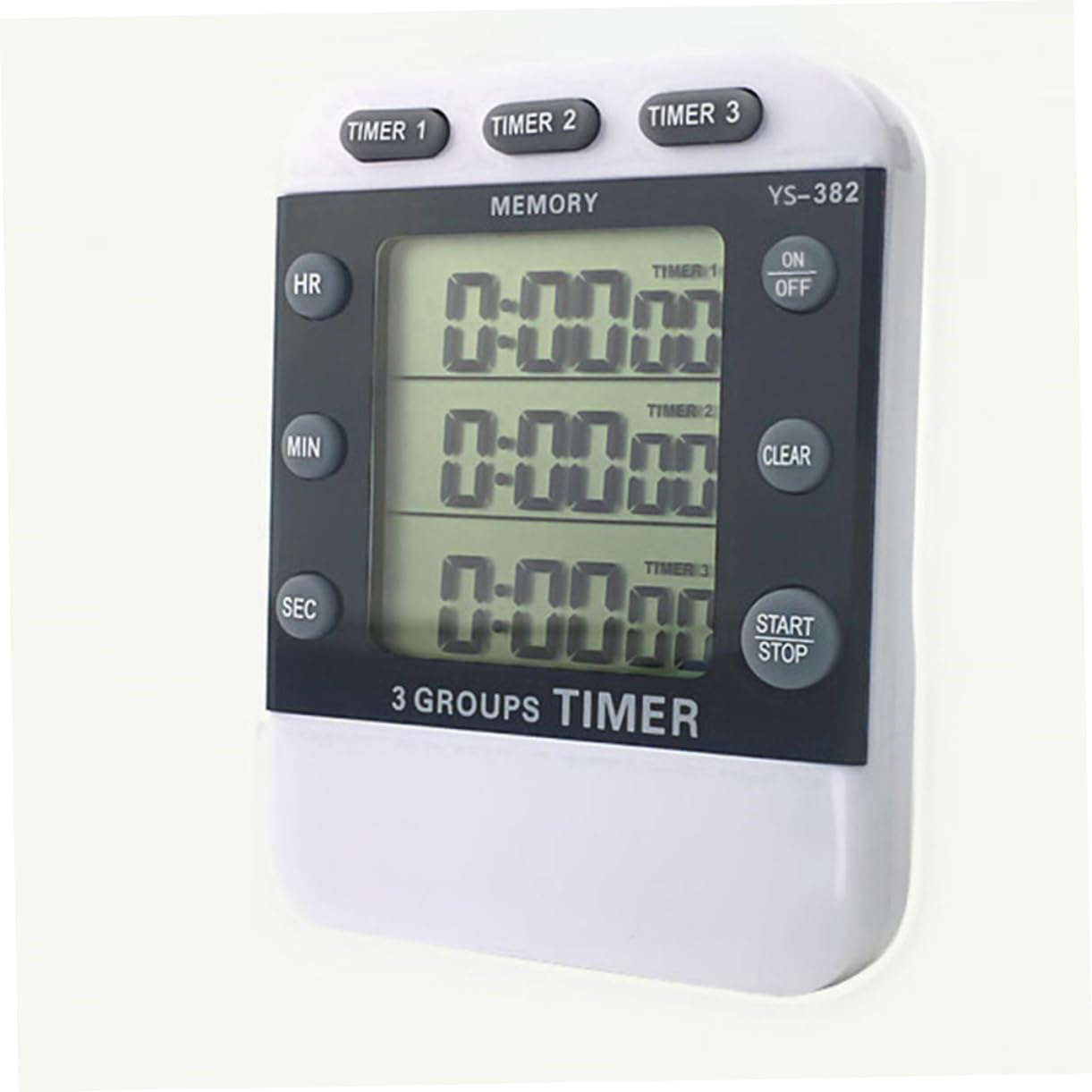 3piezas Cronómetro Digital De Pantalla LCD Líneas Temporizador Regresivo para Cocina Cronógrafo Práctico y Portátil Sin Batería para Cocinar y Hornear