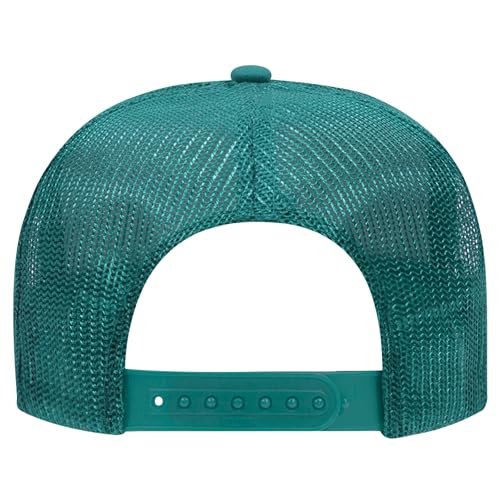 Image of OTTO Polyester Foam Front 5 Panel High Crown Mesh Back Trucker Hats in 97, Bulk, Wholesale
