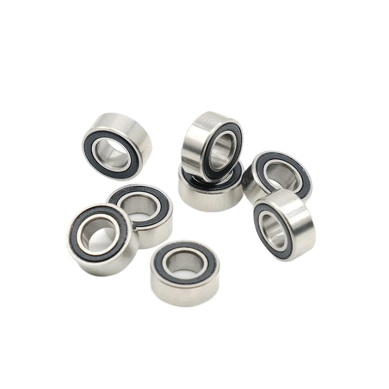 10 piezas SMR105RS rodamientos de acero inoxidable ABEC7 5X10X4mm rodamientos de bolas sello negro
