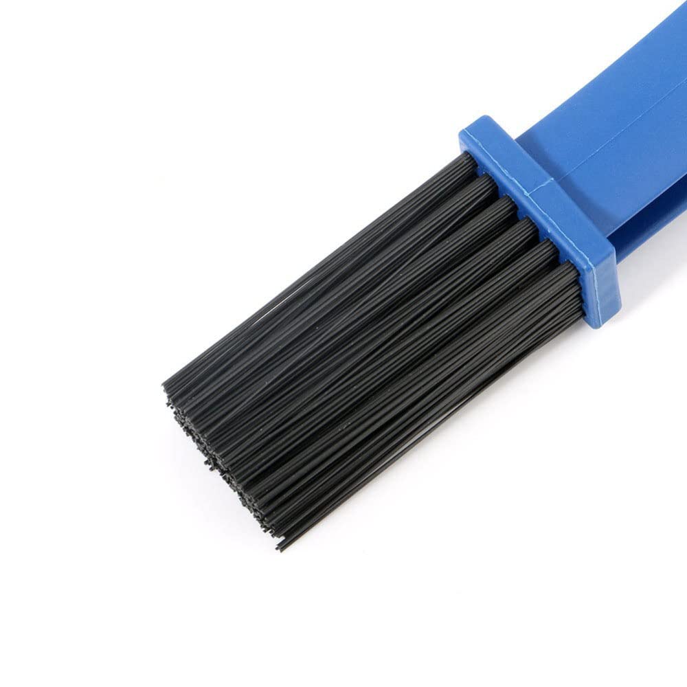 AMB Multi-Purpose Bike Chain Cleaner Brush with Soft & Long Bristles Ideal for Quick Cleaning of Cycles, Motorcycles (Blue) 1