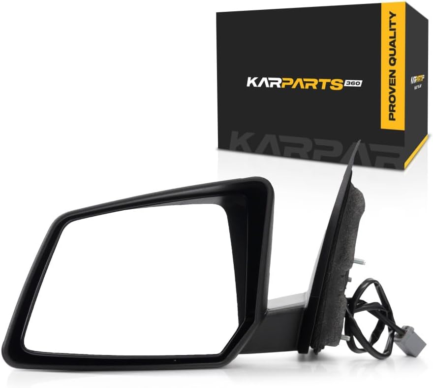 For Chevy Traverse Door Mirror 2009-2016 Driver Side | Textured Black | Manual Folding | Power | Non-Heated | 25993768 | GM1320388