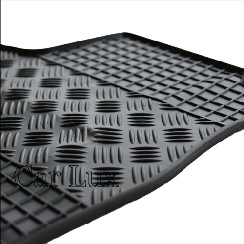 Car Lux AR03325 - Alfombrillas Alfombras de Goma a Medida Kit de 11 Piezas para Scudo Desde 2007