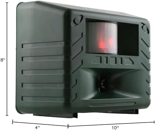 Miniatura 9 de Bird-X Yard Gard repelente de animales electrónico aleja las plagas indeseadas del jardín con ondas de ultrasonido