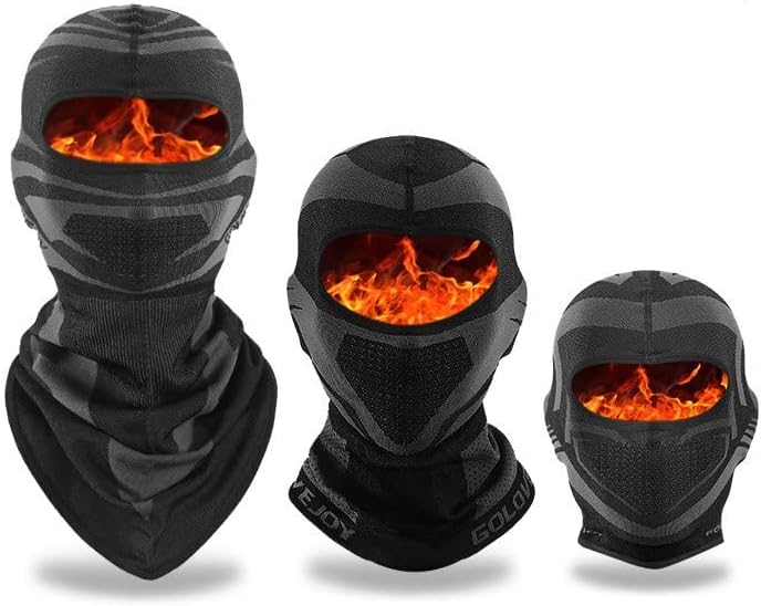 Ski Mask Balaclava Winter Full Face Mask for Men Women Cold Weather Wind Protection Gear for Skiing Snowboarding Ride Running - Image 8