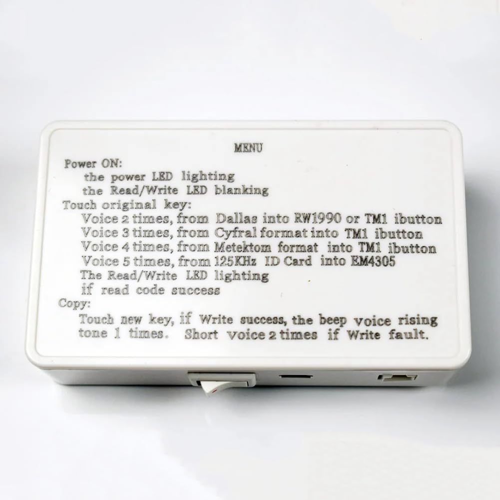 TM1 Duplicatore Fotocopiatrice RFID Portatile RW1990 TM1990 TM1990B Ibutton -1990A 125KHz EM4305 T5577 EM4100 Lettore di Schede TM,A