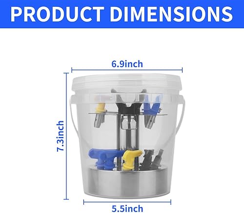 Miniatura 2 de Limpiador y organizador de equipos de pulverización. Mantiene limpias las puntas, carcasas y filtros de las boquillas de pulverización, y viene con