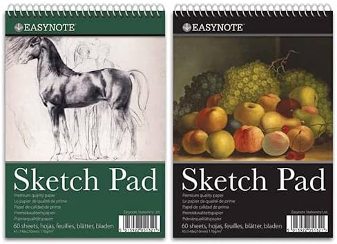 A4 Artists Sketch PAD - Premium Quality Paper Thick White Sketching Drawing Kids Adults