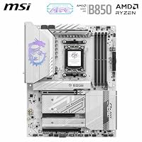 MSI MPG B850 Edge TI WiFi Mainboard, ATX - Unterstützt AMD Ryzen 9000/8000 / 7000 Prozessoren, AM5-80A SPS VRM, DDR5 Memory Boost (8400+MT/s OC), PCIe 5.0 x16, M.2 Gen5, Wi-Fi 7, 5G LAN – Ansicht 2