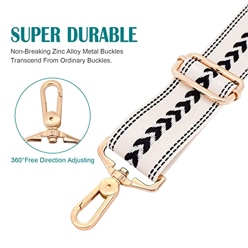 Image of Strap Purse Crossbody Bag Strap Replacement Metal Swivel Hook Shoulder Strap Guitar Strap for Crossbody Bag /luggag