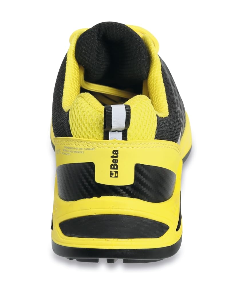 Beta 7270Y, Zapatos de Seguridad FitEVOLUTION en Tejido Mesh Entrelazado Resistente de Alta Transpiración, Zapatos de Trabajo Antiperforación con Soporte de Estabilidad en el Talón, Talla EU 43, 550g