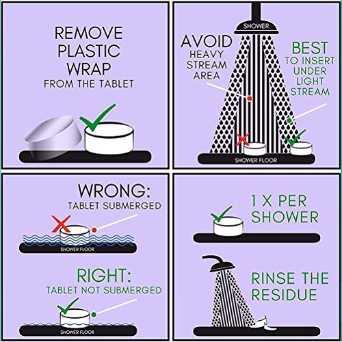 Douchestomers Aromatherapie, 8PCS Floral Shower Steamer Damptabletten met etherische oliën Aromatherapie Luxe badbommen… - Image 8