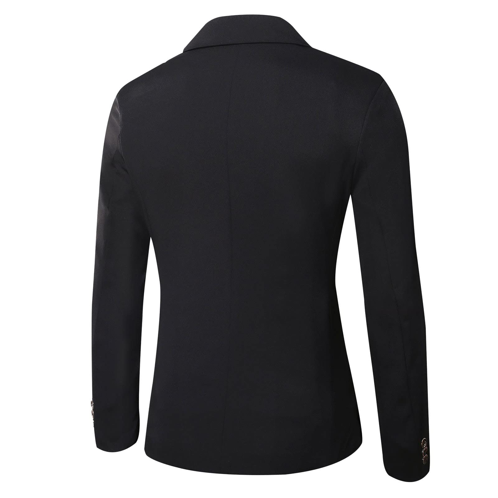 Genérico Blazer Casual para Hombre, Chaqueta Americana Hombre Diseño Ajustado con Botón Blazer Color Sólido Casual Manga Larga Chaqueta De Traje Sólido con Bolsillo Y Botón