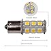 GRV BA15S 1156 1141 LED Bulb 18-5050SMD DC12V 25W Halogen Lamp Replacement for RV LED Lights Interior Camper Light Bulbs Trailer Boat RV Light Bulbs Warm White Pack of 10