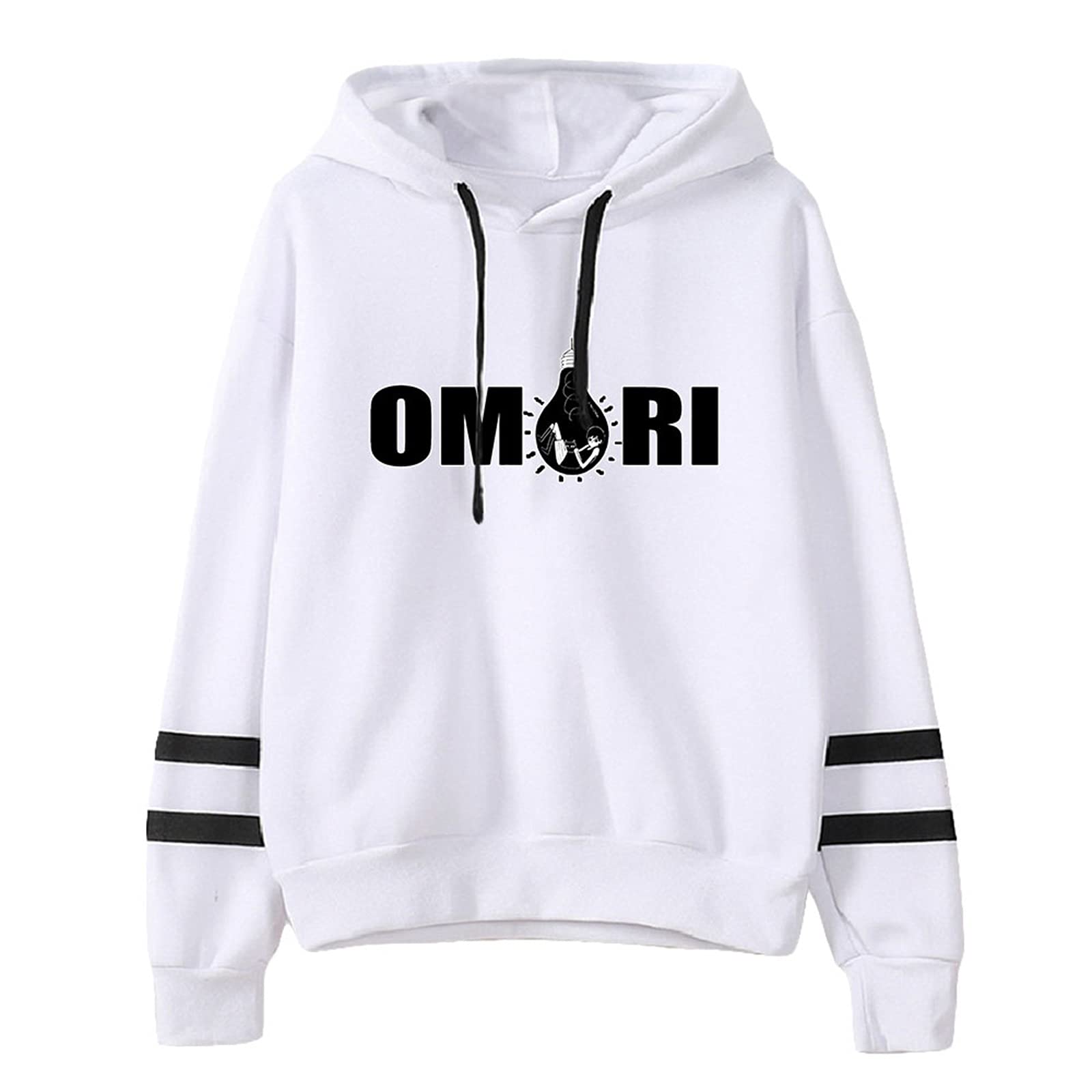 ACBANANAOmori Hoodie Unisex,Omori Merch Hoodie for Men/women Pullover Long Sleeve Sweatshirts Game Clothing,Omori Cosplay Jumpers Teens Girl