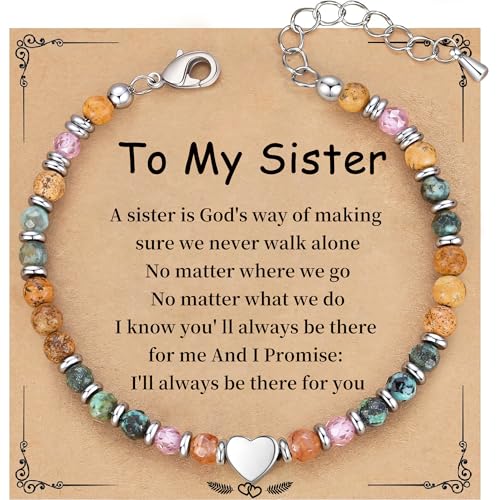 Image of Best Friend Bracelet Gifts for Women Sister Bestie, Christmas Gift for Teens Mom Daughter Granddaughter Birthday Gift for Her Stocking Stuffers