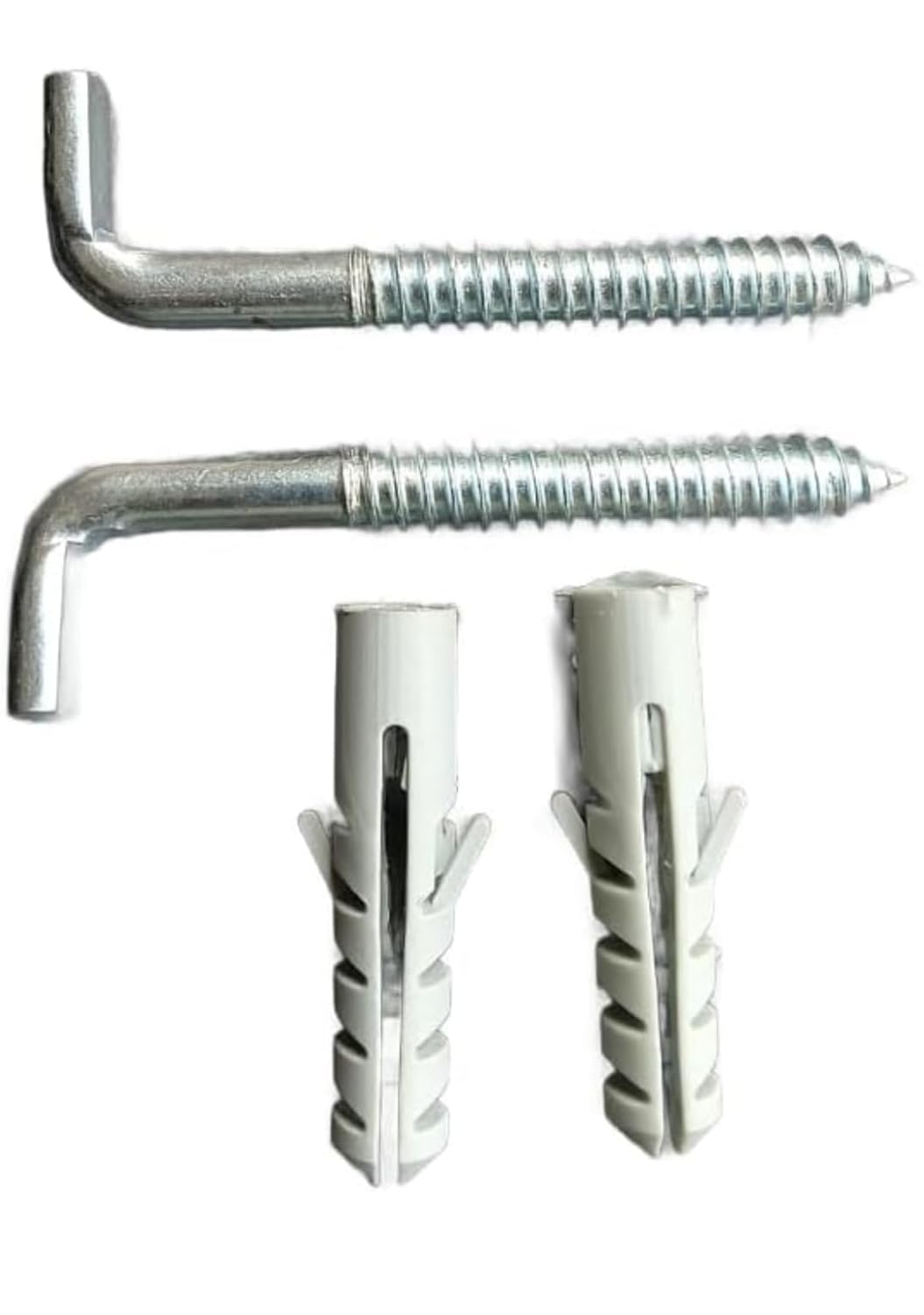 Heavy-Duty L Type Geyser Clamp Hanging Bolt Set – 8mm Thick, 8.5cm Long Mounting Bracket with Fasteners for AO Smith Electric Water Heater Installation-picture-11