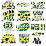 Cunno 24 Pcs Jamaica Enamel Pins Gifts Bulk for Jamaican Independence Day