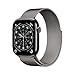 Produktbild Apple Watch Series 11 GPS + Cellular 46 mm Smartwatch mit Titangehäuse in Schiefer und Milanaise Armband in Schiefer (M/L), Schlafindex, Fitnesstracker, Gesundheitsüberwachung, Always-On Display