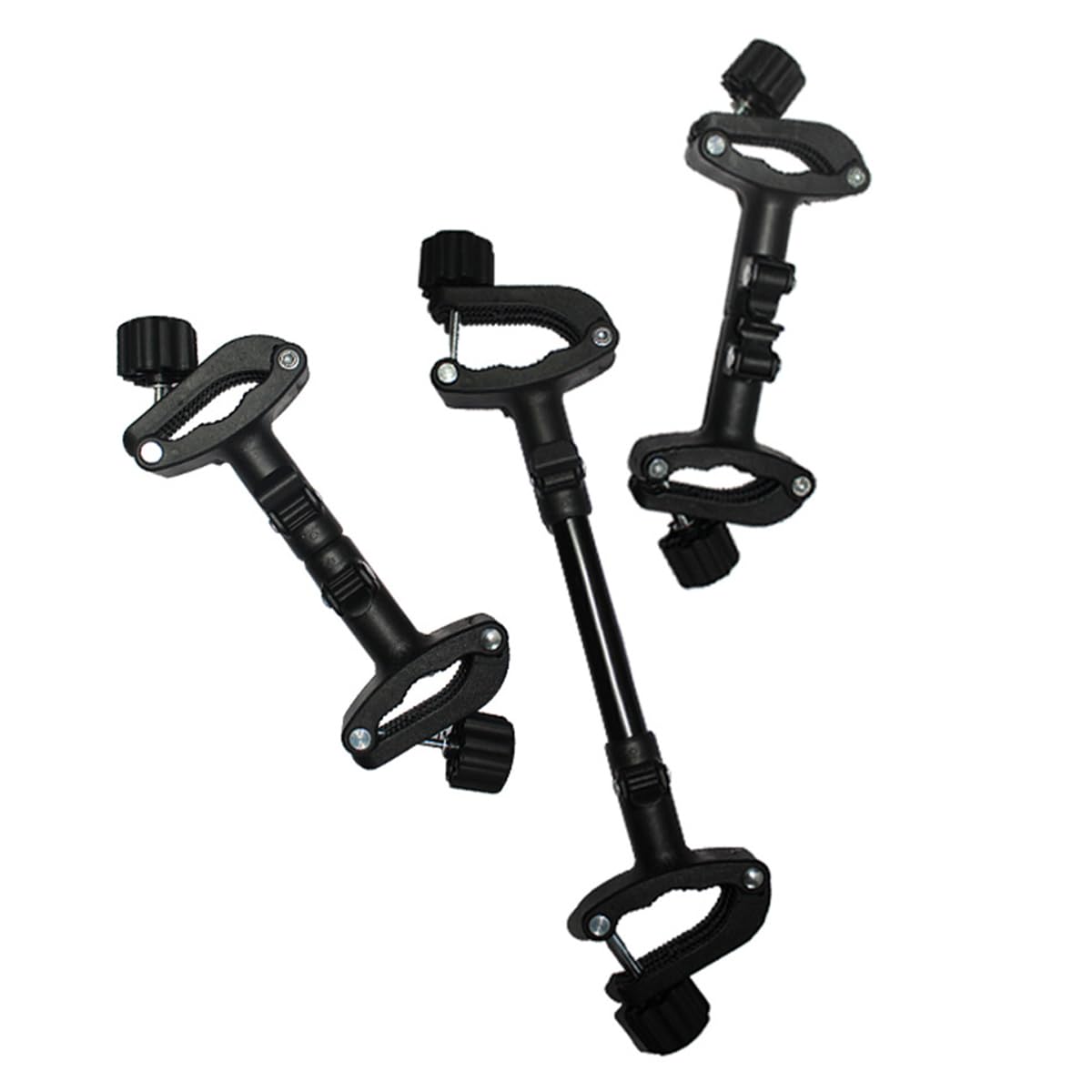 3-teiliges Kinderwagen-Verbindungsstück für Zwillingskinderwagen, abnehmbare, verstellbare Adapter