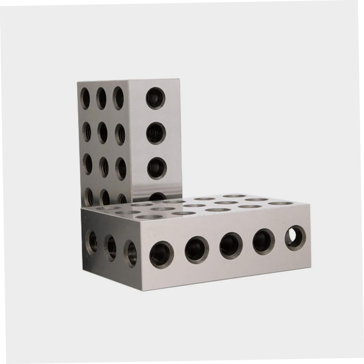 2stücke Präzisionsblock Aus Stahl Für Fräsmaschine Konturblock Parallelunterlage Für Stahlschraubstock Zum Fräsen Und Bohren