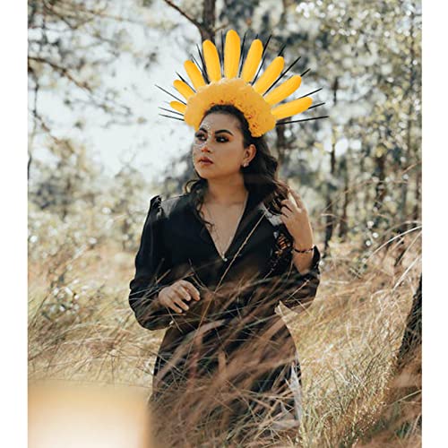 Tharaht 120Pcs Golden Yellow Goose Feathers Natural Bulk 6-8 Inch 15-20Cm For Crafts Diy Cosplay Wedding Party Halloween Decoration Goose Nagoire Feathers #TOP3