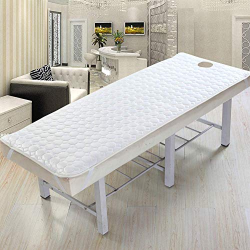 JY&WIN Matelas de futon Ultra-Doux, Matelas de lit Respirant pour Salon de beauté Massage Tattoo Daily Life Use Couleur Unie avec 4 Bandes d'ancrage - Tan Clair 70x190cm (28x75 '')