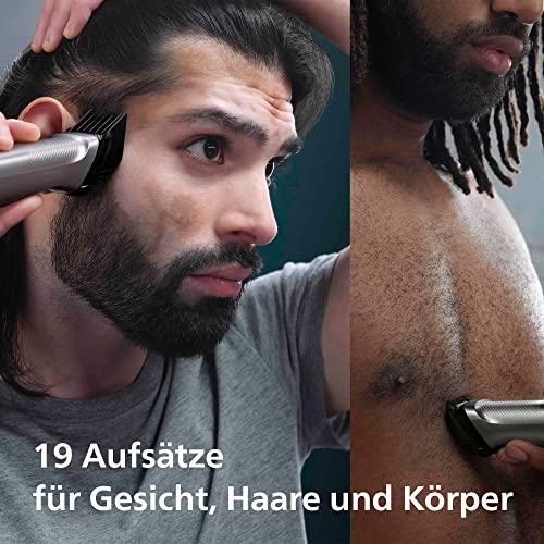 Foto von Philips Series 7000, All-in-One-Haarschneider, 19-in-1-Multigroom, ein Gerät, ultimatives Styling für Gesicht, Haare und Körper, 11 Längeneinstellungen (0,5–16 mm), Modell MG7736/25