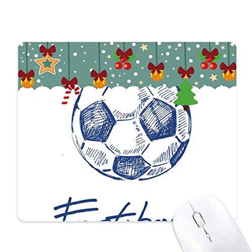 Alfombrilla de ratón de fútbol con diseño animado azul para proteger tu mesa y jugar mejor