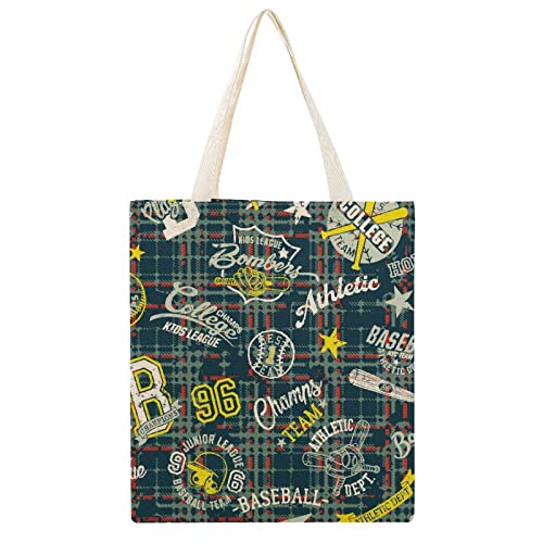 Damen Canvas Umhängetasche Bedruckt Handtasche Schultertasche Groß Einkaufstasche Cover