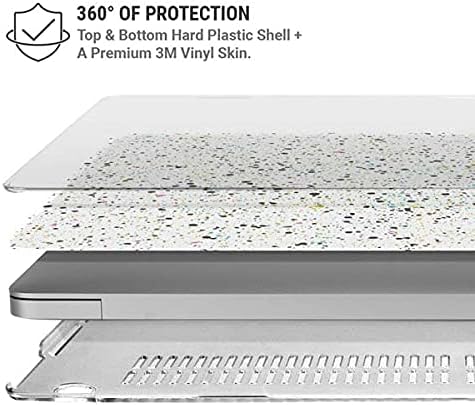 Skinit Case + Skin Compatible with MacBook Air 13in (2020) Originally Designed Speckled Funfetti Design