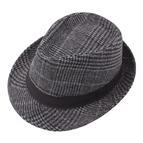Chapeau jazz fedora retro chaud, restez élégant sans souffrir du froid hivernal