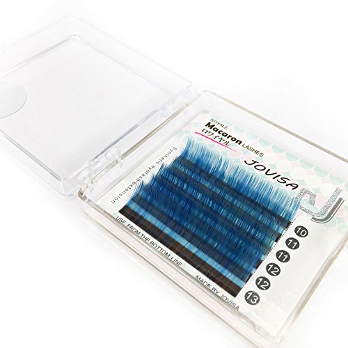 JOVISA Macaron Lash Camouflage Series Eyelash Extension 0.07 Curl C 10-13mm Mixed Tray Colored Lashes