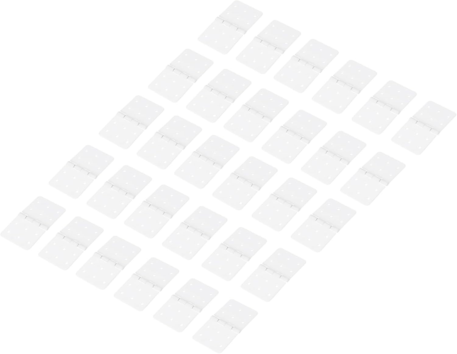 MECCANIXITY 30Pcs Small Pinned Nylon Plastic Hinges 3 Sizes RC Plane Parts for Wing Model Crafts Accessories