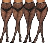 COLLOCATION:Strumpfhosen damen muster kombiniere es mit deinem hübschen Kleid, Rock, Shorts oder Jeans für ein perfektes Outfit! Schwarz gemusterte Strumpfhosen sind sehr vielseitig. Ein 