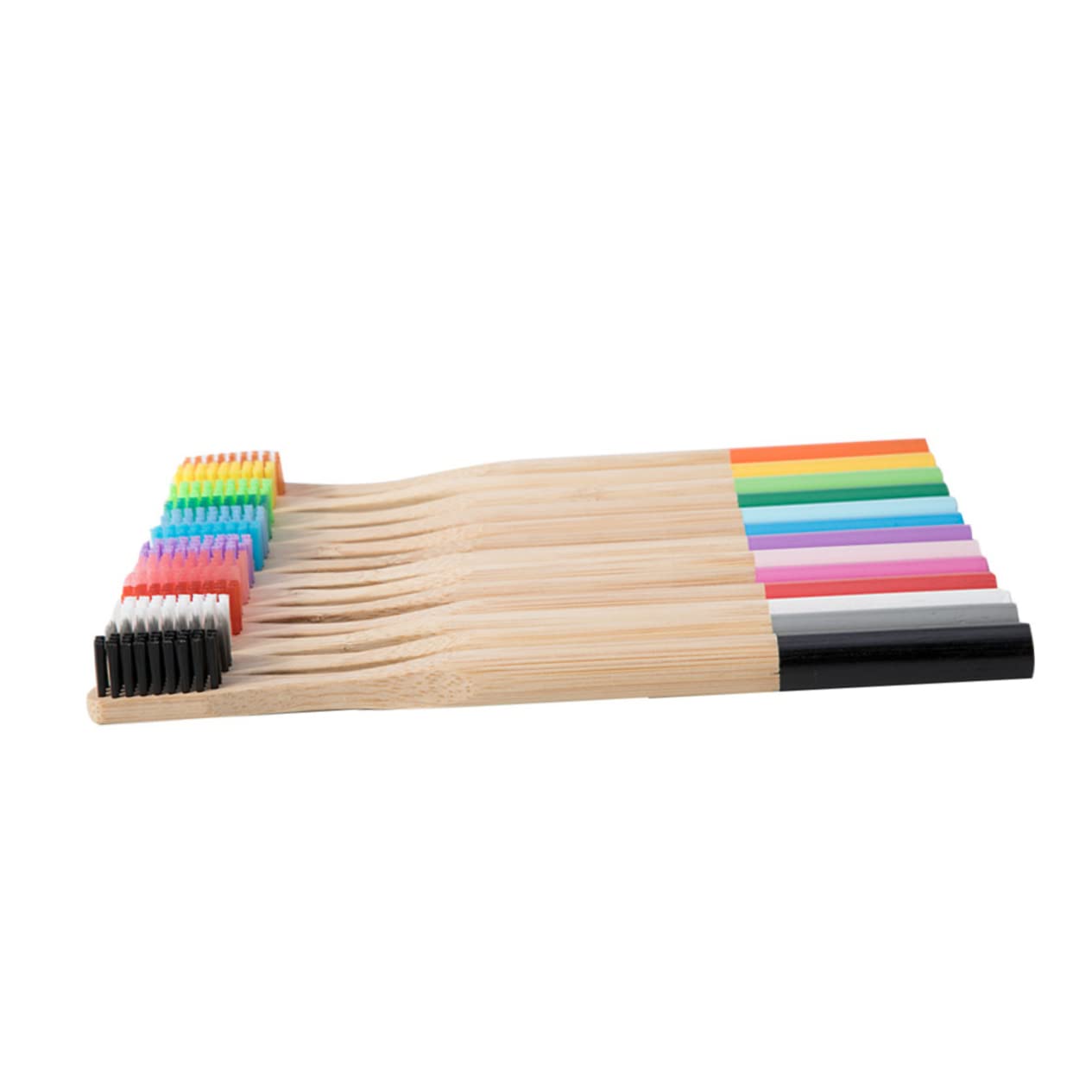 3 Set Spazzolino Da Denti Per Adulti Sensibile Ultra Morbido Spazzolini Da Denti Eco Scovolini Per Denti Spazzolino Manuale Spazzolino Da Denti Portatile Di Legno Orange 4 Pezzi*3