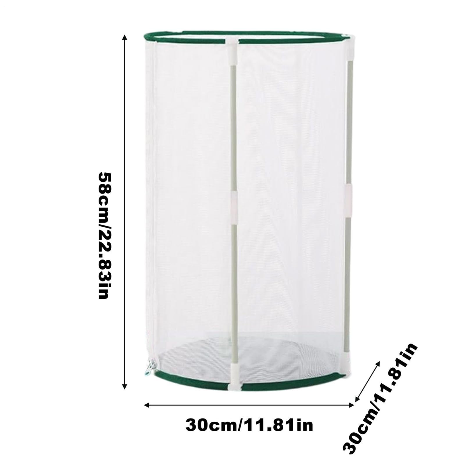 Cubiertas para plantas de jardín – Jaula de red protectora al aire libre para verduras, frutas, arbustos y proyectos científicos – ideal para protección de patio y césped contra pájaros