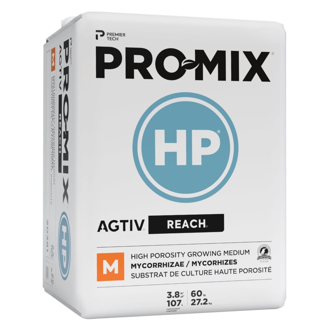 Premier Horticulture 3.8-CF Pro Mix HP High Porosity with Mycorise
