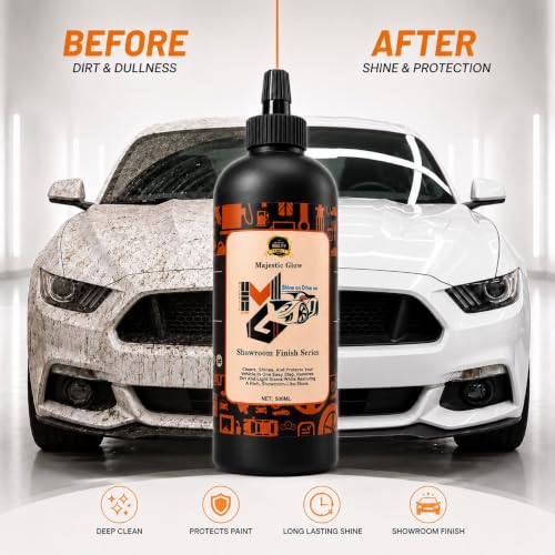 Image of Showroom Finish Series Car & Bike Polish 700 ml | High Gloss Shine & Paint Protection | Water & Dust Repellent Formula | Easy Spray, Wipe & Buff | Suitable for Cars, Bikes & Scooters