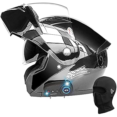 BDTOT Bluetooth Modular Helmet with Dual Visor Cover