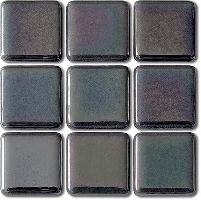 F2809 Platinum Glass Mosaic Tile - Ash