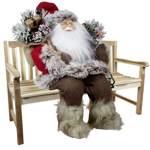Christmas Paradise Sitzender Weihnachtsmann 30cm Deko-Figur...