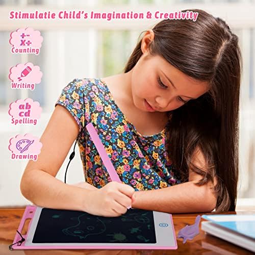 Lanlelin Toys for 3-6 Years Old Girls and Boys, Drawing Board 8.5 Inch Colorful Drawing Tablet for Kids, Creative Education for Toddlers Toys for Girls Gifts for Kids Toys Kids Art Kids Crafts. 4 51c NyuFMSL. AC