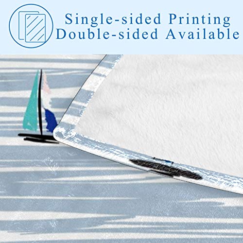 Couverture douce lit plaid chaud canapé Wind Surf Floatong plage - 5