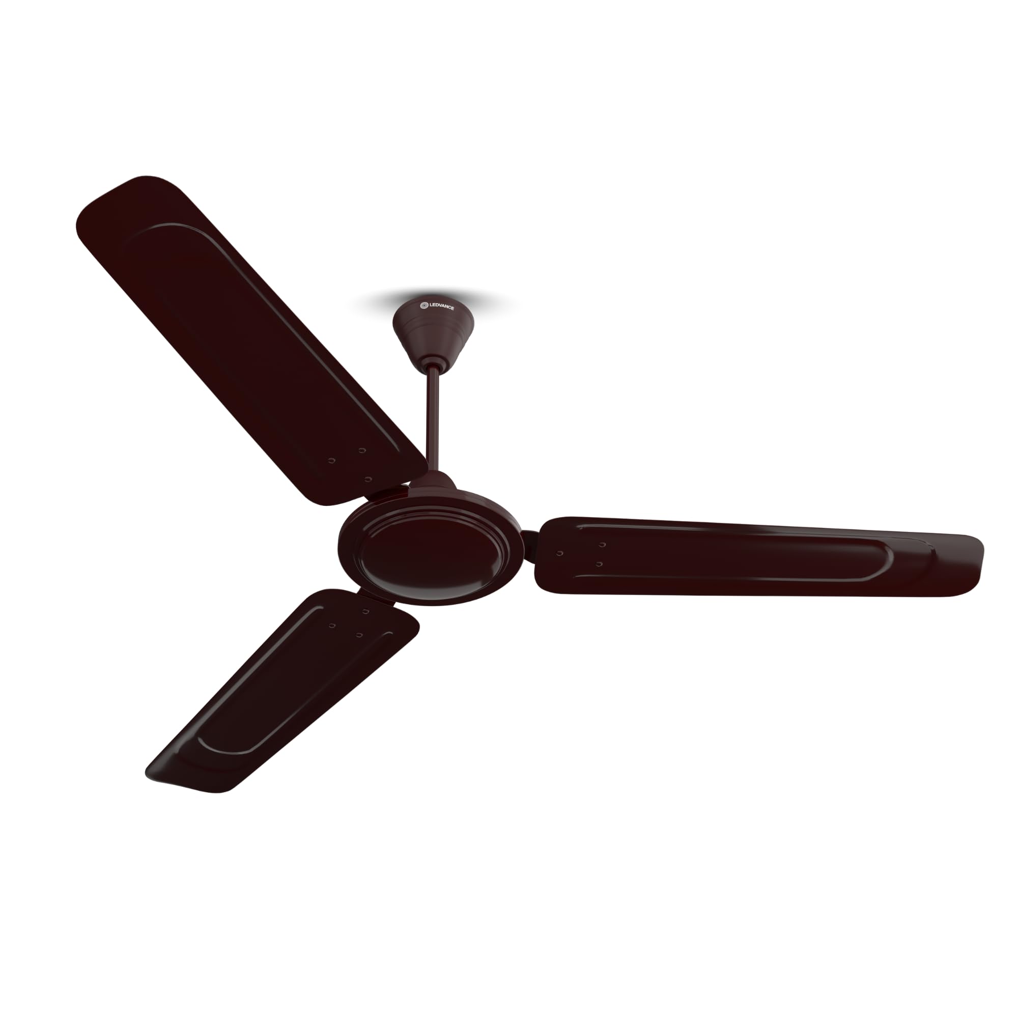 LEDVANCE Windy Ceiling Fan 1200mm | 400 RPM Speed | Low Power Consumption | Higher Air Delivery | BEE Star Rated | Heavy Motor | Suitable for Room, Schools & Offices | 2 Year Warranty - Brown