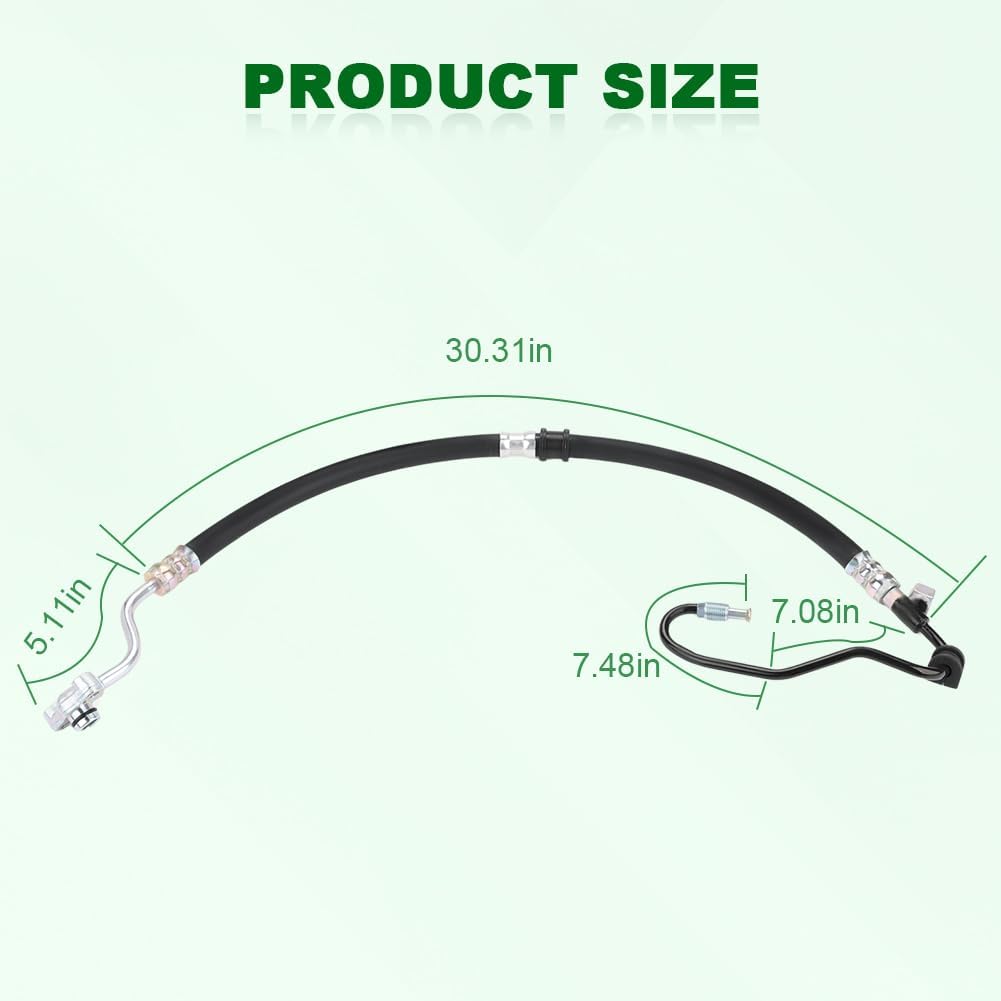 Power Steering Pressure Hose Compatible with Honda Accord 2.3L L4 1998 1999 2000 2001 2002 Replacement for 53713-S84-A03 53713S84A04 53713S82A01 3401164