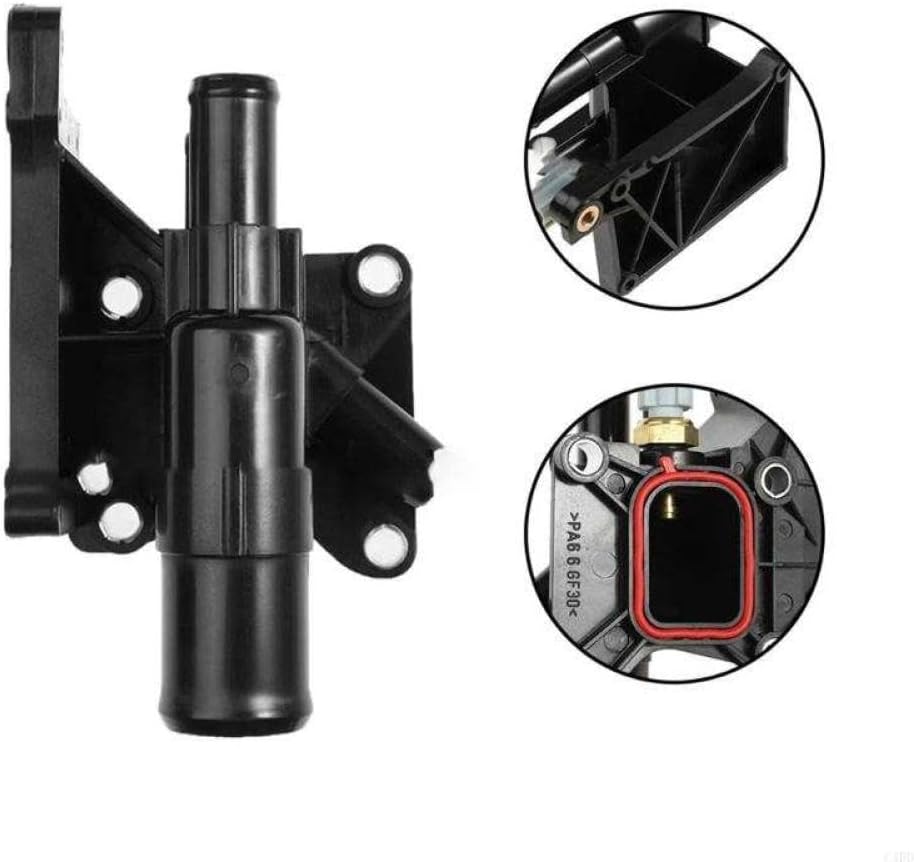 C4DD Compatible Engine Coolant Water Outlet Fits for 3 5 6 LF9415179A 902690 Simple to Install Automotive Cooling System Part
