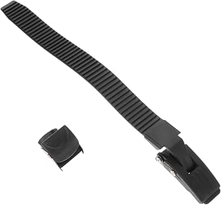 Garneck 1 Set Roller Skate Rack Roller Skating Accessories Pro Skateboard Buckle Strap for Ice Skates Fixing Buckle Strap Replaceable Buckle Strap Portable Buckle Strap Belt Metal Black