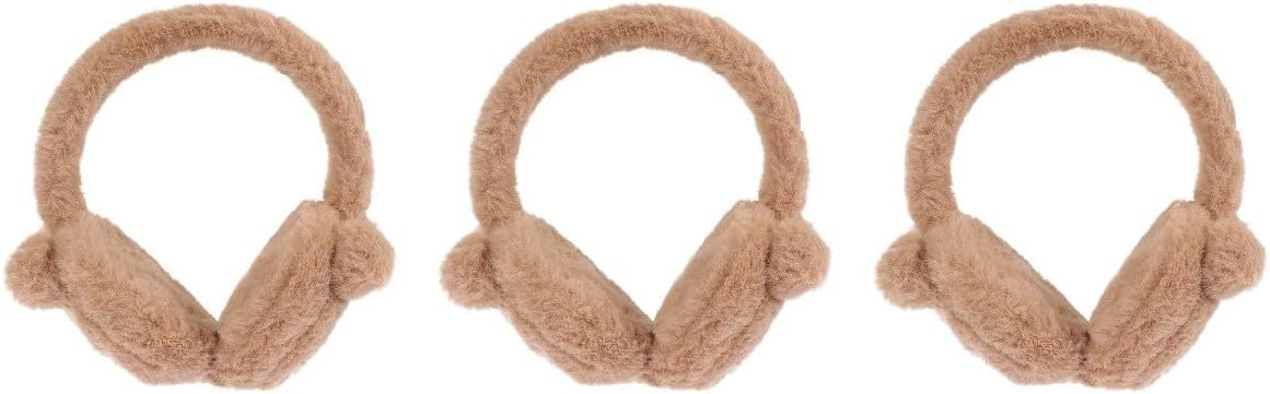 GALPADA 3pcs Cartoon Ear Warmer Earmuffs for Boys and Girls Cold Ear Protectors Random Animal Colors for Outdoor Activities